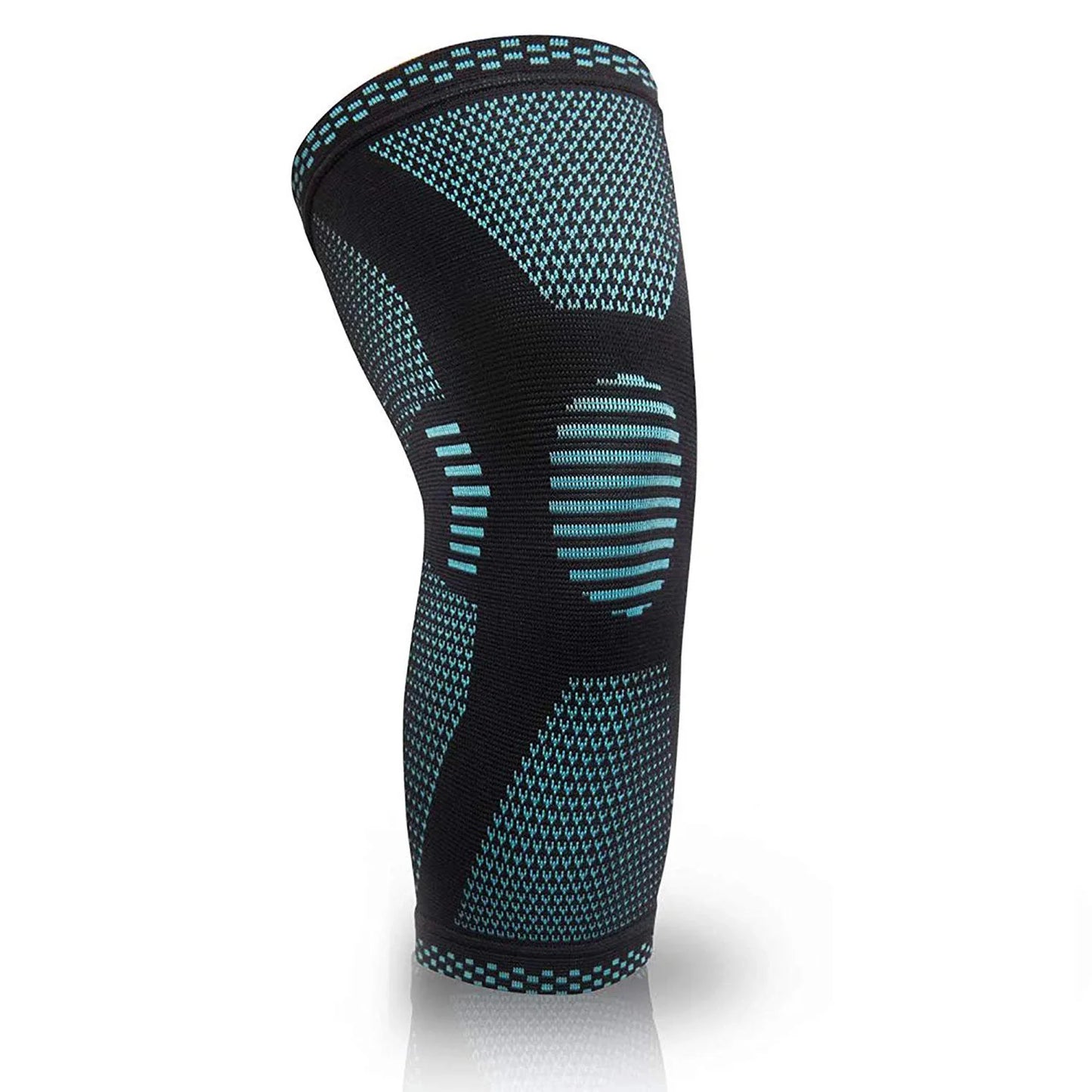 Hot Selling Nylon Knee Protection Sleeves with Anti-slip Silicone Elastic Breathable Sports Knee Support Brace