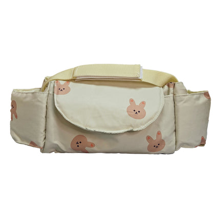 Universal Mommy Diaper Bag with Non-Slip Stroller Storage Box and Cup Holder Baby Stroller Storage Bag