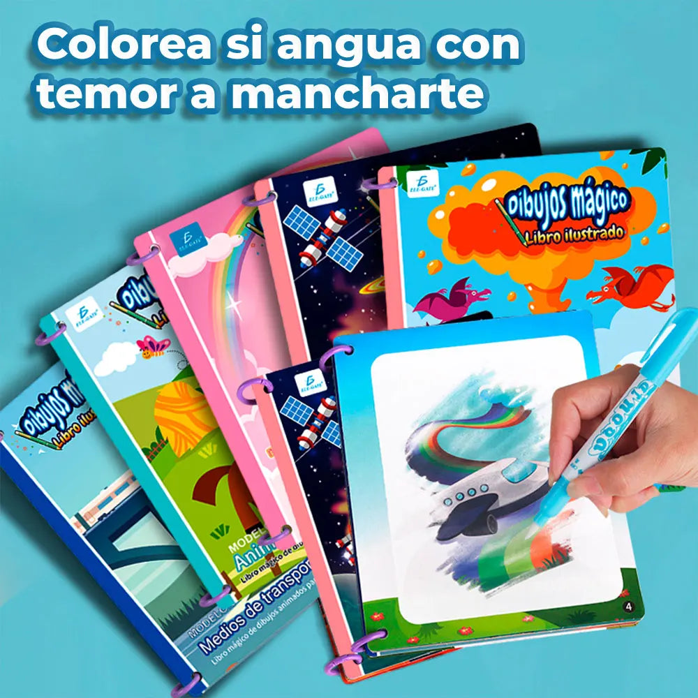 Magical Coloring Book for Kids Engineering Theme Educational Interactive Toy Ages 3-6 ELEGATE Brand Model JUG.ST008 Paper