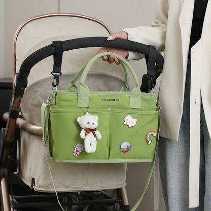 Mummy Bag Baby Diaper Bag Outdoor Lightweight Portable Large-Capacity Crossbody Bag Wholesale 740