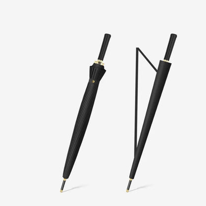 Modern Design Style 24 Bone Straight Automatic Manual UV Logo Umbrella Multi-Color Business Adults Suitable Portable