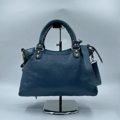 Wholesale Pre-owned Luxury Bags | Deep Blue Genuine Leather Handheld Bag | Trending Fashion Hot Item | Must-have for Women