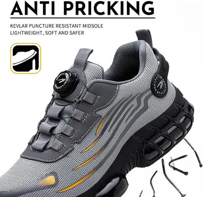 Men's Safety Shoes Are Suitable for Construction Work Leisure Sports Shoes Anti Puncture and Anti Smashing Steel Toe Shoes
