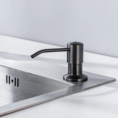 Kitchen Soap Dispensers 500ml Build in Dispenser Soap For Kitchen Bathroom Accessories Stainless Steel Pump Liquid PE Bottle