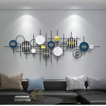 150X56CM Luxury Modern Metal Handicraft Art Decorations Living LIVE ROOM Wall Decor Hanging Home Hotel Wholesale Dropshipping