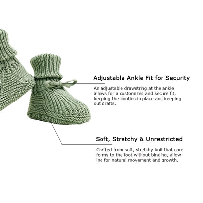 Factory Cute Soft Infant Baby Socks Organic Cotton Knitted Crochet Baby Shoes