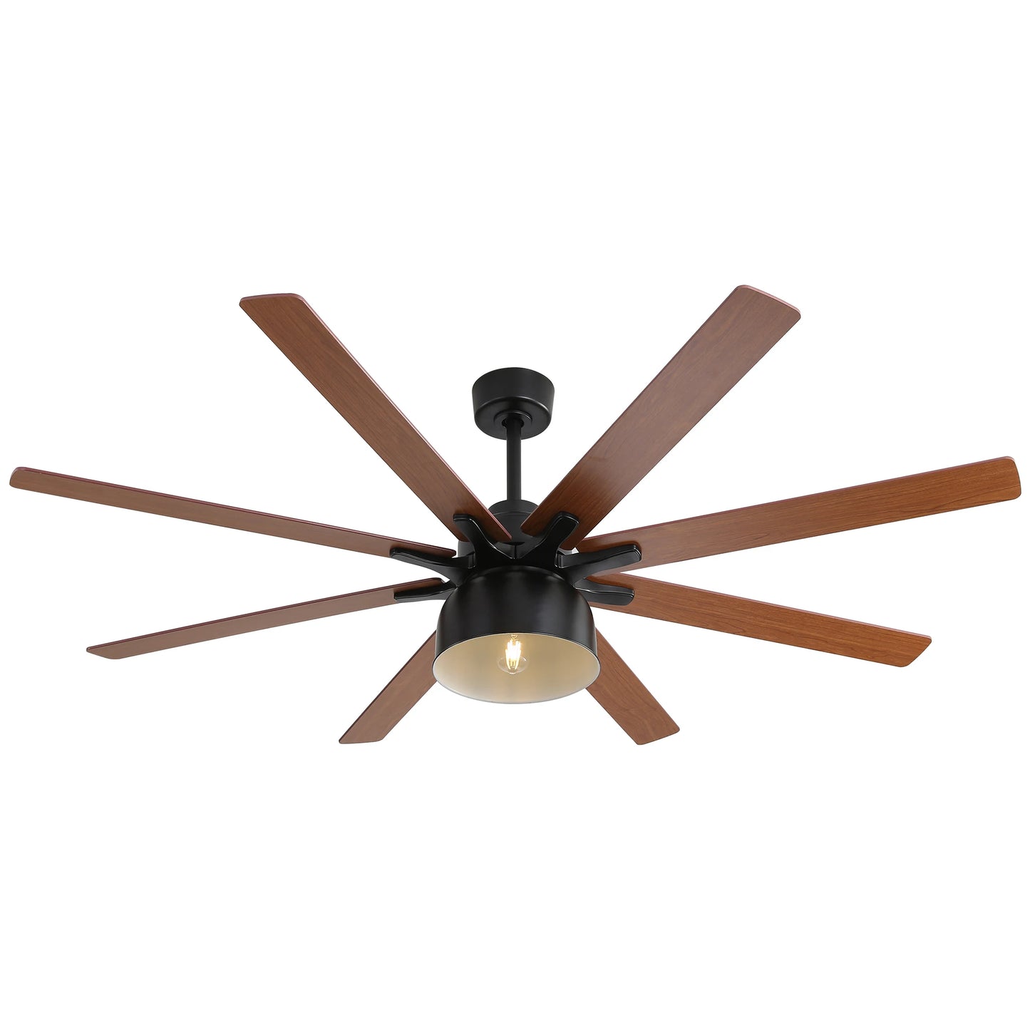 USA in Stock 66 Inch Industrial Ceiling Fan Modern Indoor Outdoor Ceiling Fan With Light and Remote Control