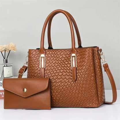 2026 New Arrival High Quality Pu Handbags 2 in 1 Handbag Designer Bags Handbags Women Famous Brands Sets