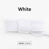 25mm Custom Colored Flat Elastic Polyester Shoelaces Colorful Printed Sneaker Shoe Laces