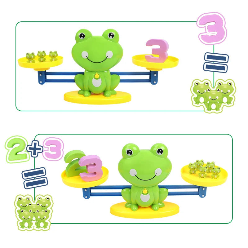 New Montessori Math Toy Monkey Digital Maths Balance Scale Toy Educational Balancing Scale Number Board Game Kids Learning Toys