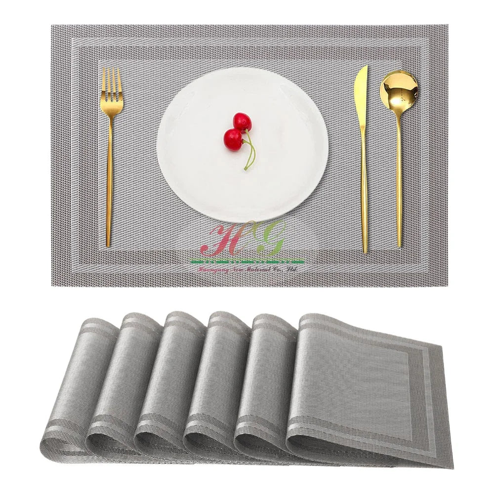 HuanGang Factory Manufacture  Strip Placemat Kitchen Necessary Beautiful Pattern