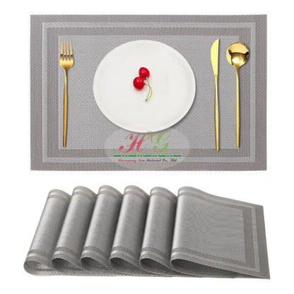 HuanGang Factory Manufacture  Strip Placemat Kitchen Necessary Beautiful Pattern