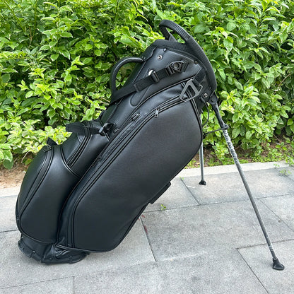 ASL GOLF Custom logo Blank Pu Leather Disc Wholesale White Black Golf Bag Waterproof Pouch Attachment Stand Golf Bags