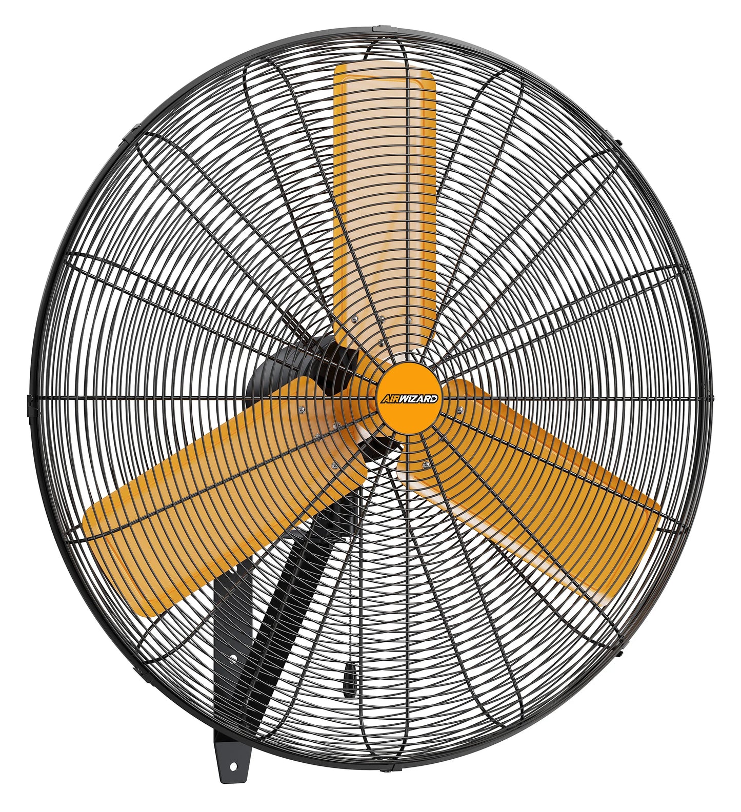 24 Inch Oscillating Wall Mounted Fan High Velocity 7600 CFM Industrial Heavy Duty Metal Wall Fan for Garage Shop