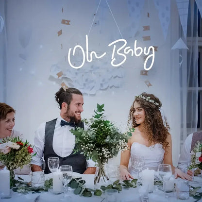 Oh Baby Dimmable 5V USB Acrylic LED Neon Lights Red PVC Lamp Body for Clubs Bars and Indoor Decorations-IP65 Rated