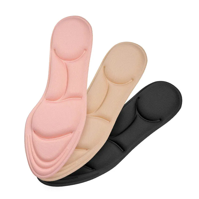 Shoe Insoles Arch Support Insoles Breathable 5D Sponge Barefoot Comfort Insoles and High Heel Inserts