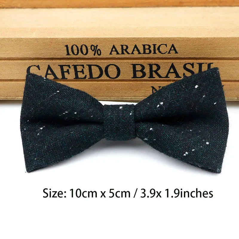 Children Wool Bow Tie Baby Boys Butterfly Skinny Bowtie Single Layer Child Bowties Gravatas Borboleta Collar Kids Ties