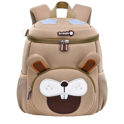 Lightweight Double Shoulder Backpack for Boys Sesame Cartoon Design Kindergarten New Year Gift Mini Diving Material School Bag
