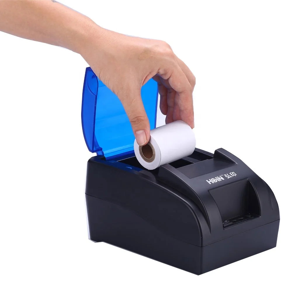 Hoin 58mm Thermal Receipt Bill Printer With Bluetooth Interface Thermal Ticket Printer