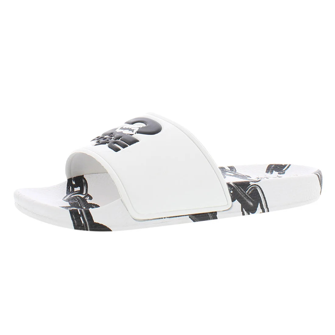 Cross Colours 2Pac Chain Slide Mens Shoes Color: White | 100% Authentic