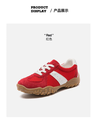 Thick-Soled German Training Women 2026 Autumn Versatile Sports Shoes Fashionable Soft-Soled Breathable Mesh Forrest Gump Shoes