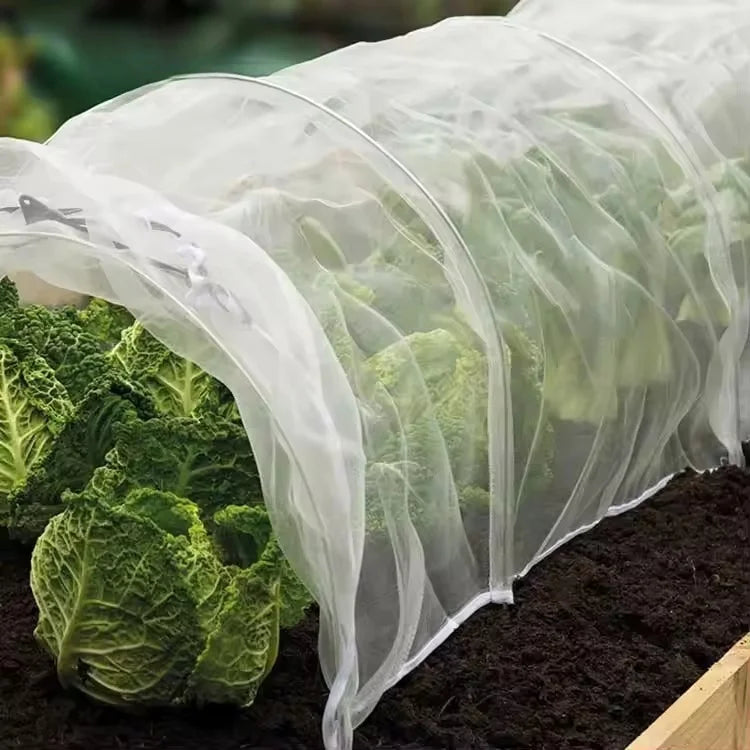 Garden Netting, Plant Covers Net Ultra Fine Mesh Protection Netting for Greenhouse Row Cover Raised Bed Barrier