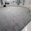 6-8mm Thick Elbow Yarn Carpet Soundproof Firewall to Wall Carpet Solid Color Durable and Wear-resistant Living Room Hotel Carpet