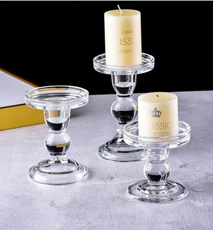 Candles Jars Glass Tall martini Glass Candle Sticker  Glass Candle Holders