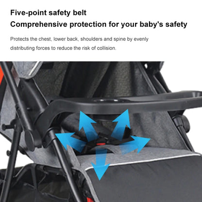 Wholesale Folding Prams and 2 in 1 Be-directional Baby Stroller with Car Seat for Toddler