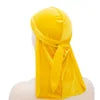 Elastic Satin Durag, Long Tail Pirate Cap for Men & Women, Silky Smooth Hair Wrap & Wave Builder