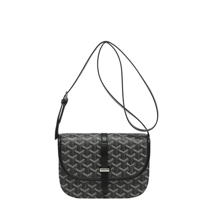 2026 Summer New Fashion French-Style Crossbody Shoulder Bag Unisex Printed Polyester Lining Bag