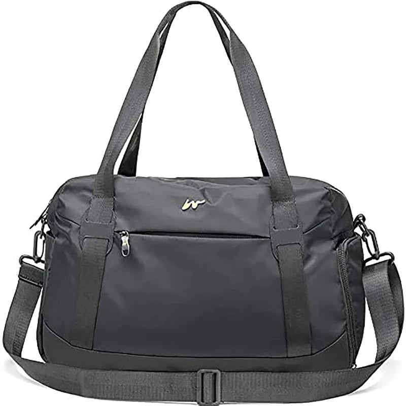 Folding Travel Duffel Bag Ladies Shoes Travel Bags With Shoe Compartment Tote Sports Bag for Women Customized logo
