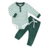 Hot Selling Drop Shipping Baby Romper Two Pieces Baby Set Wholesale New Born Baby Wear