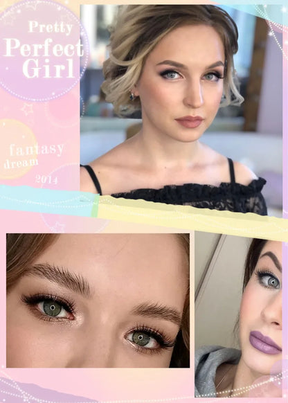 Kimcci 60 bundles / Case Natural False Eyelashes Extension Makeup 20P 3D Russian Individual Eyelashes Extension Mink Eyelashes