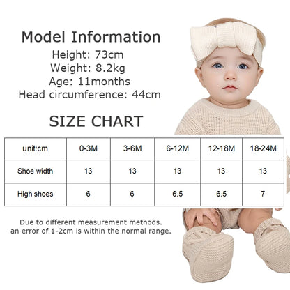 Factory Cute Soft Infant Baby Socks Organic Cotton Knitted Crochet Baby Shoes