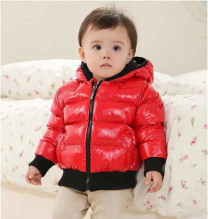 Baby Down Jacket Baby Cotton-padded Coat Boys Girls Clothing Child Winter Thickening Boys Girls Outwear