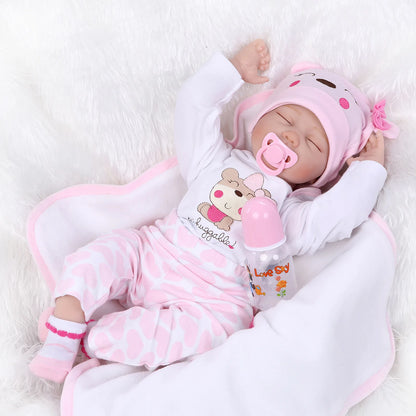 HYrebornbaby Lifelike 22-Inch  Realistic Baby Doll Lifelike Baby Dolls Reborn Baby Doll