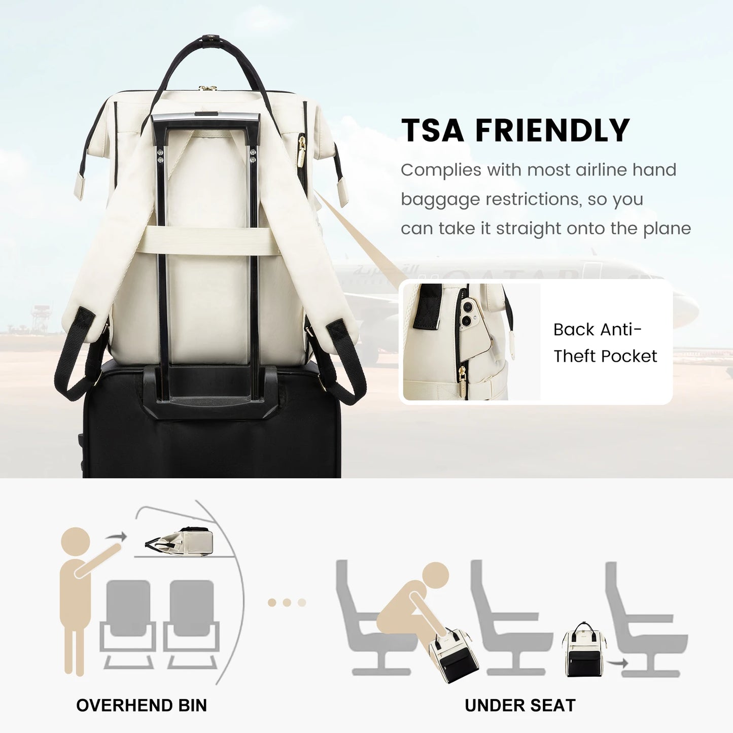 LOVEVOOK Hot Sell Bag 15.6 Inch Waterproof  Multifunction Nylon USB Charger Backpack Business Travel Laptop Backpack