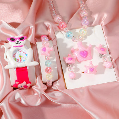 USA Stock Wholesale 3D Silicone Strap Watch Unicorn Kids New Cute Cartoon High Quality Watch Boys Girls Gift 7-9 Days Delivery