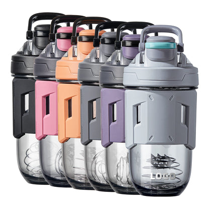 Large 700ml Tritan Gym for Shaker Water Bottle with Ball for Safe Material Hiking Travel Directly Boiling Water Applicable