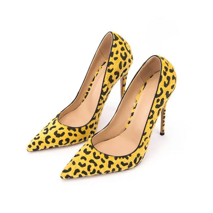 Chaussures Femmes Zapatos De Mujer Women Sexy Dress Shoes Leopard Print Pointy Toe Classic Thin High Heels Ladies Stiletto Pumps