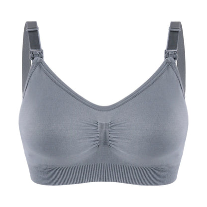 plus Size Seamless Nursing Bra for Women Breathable Maternity Push up Front Closure Underwear Adjustable Straps Wire-Free