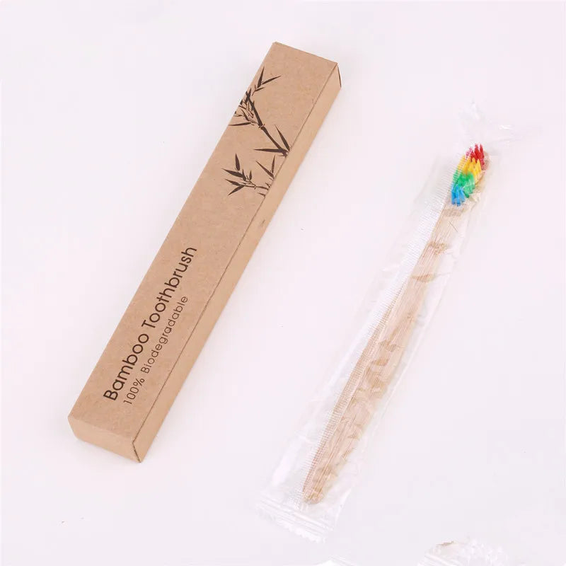 Eco-friendly Travel Hotel Soft Bristle Bamboo Toothbrush With Cheap Price