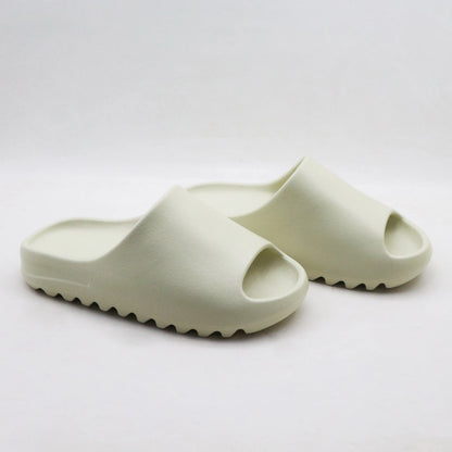 Custom Logo Soft EVA Foam Thick Sole Lightweight Anti-Slip Breathable Open-Toe Arch Support Waterproof Slippers Slides for Men