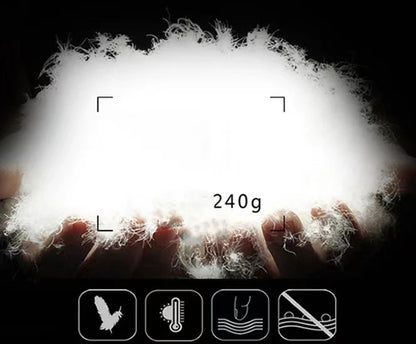 Couple Thick Hooded Long Men Winter Coats Duck Down Jacket Puffer Coat Men's Outdoor Down Coat Hooded Jacket