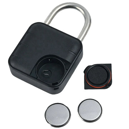 Factory Wholesale BLE APP Waterproof IP67 Smart Fingerprint Cabinet Padlock for Luggage Bag Gym Locker Biometric Tuya Padlock
