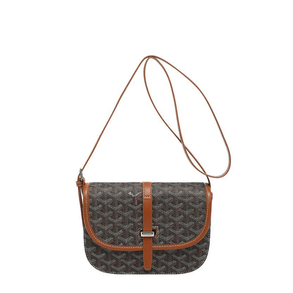 2026 Summer New Fashion French-Style Crossbody Shoulder Bag Unisex Printed Polyester Lining Bag