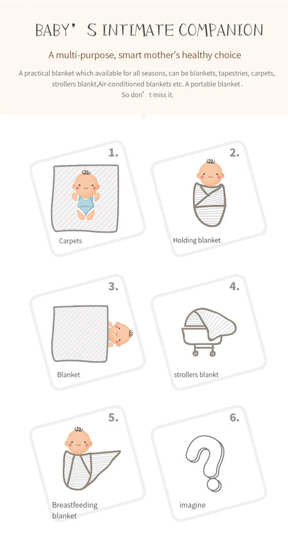 Baby Blankets Knitted Newborn Cute Cartoon Soft Warm Swaddle Kids Bath Towels 100*80cm Toddler Infantil Stroller Bedding Blanket