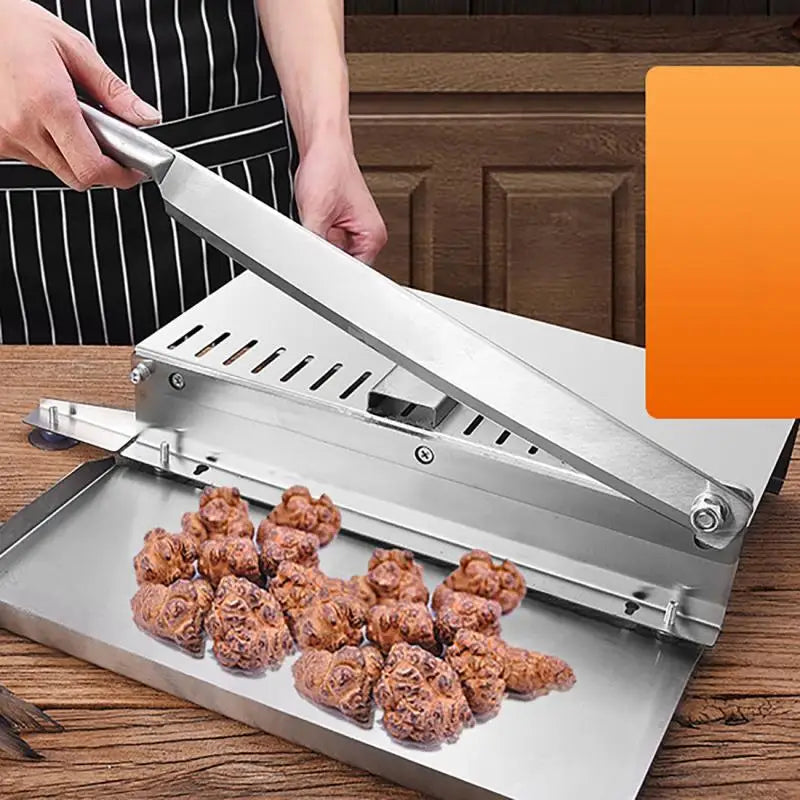 Stainless Steel Meat Slicer Meat Slicer Bone Cutting Machine Minced Lamb Bone Meat Cutter Chicken Duck Fish Ribs Lamb Cutting