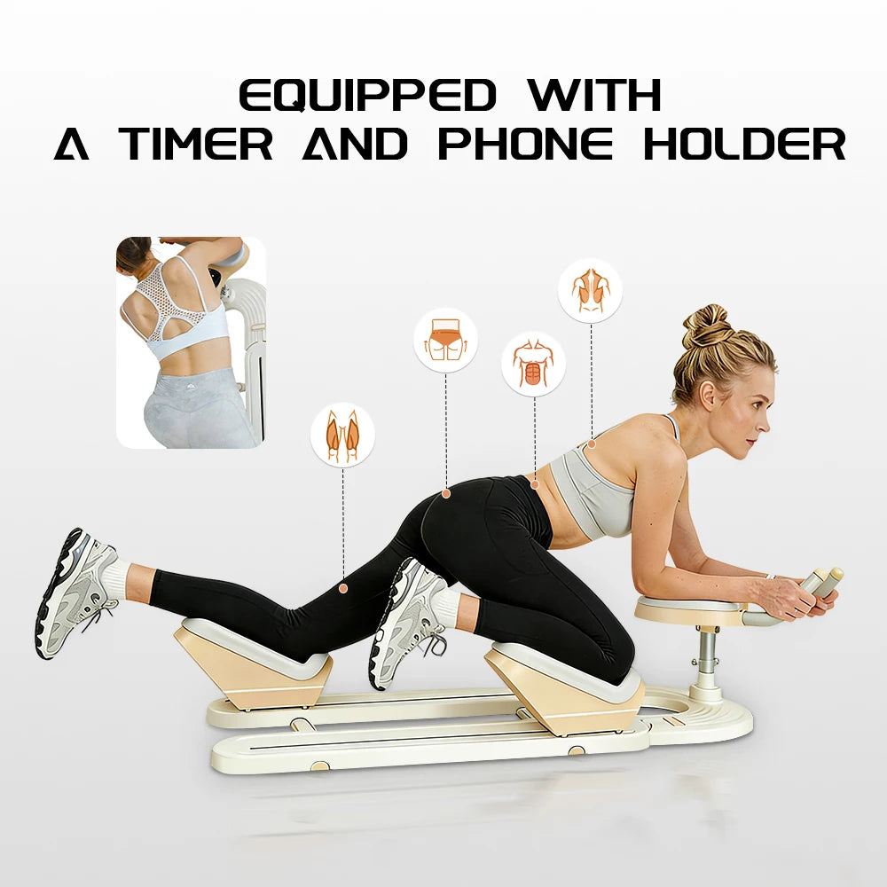 High Quality Waist Fitness Trainer Sports Waist Spine Training Machine Home Gym Waist Abdominal Exercise Mountain Climbing ABS
